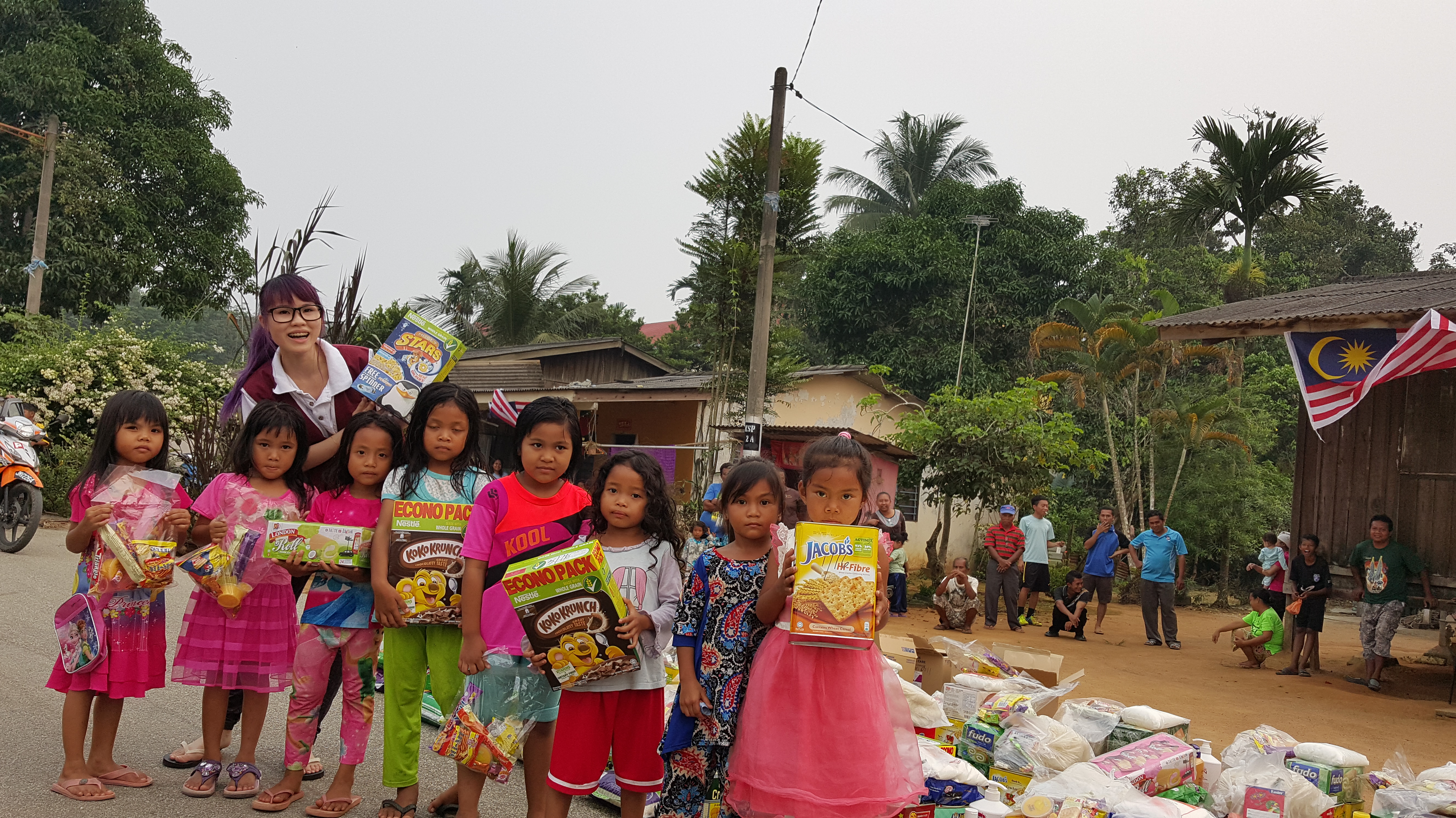 Yellow Bin disaster relief textile recycling campaign — recycle clothes donation Malaysia