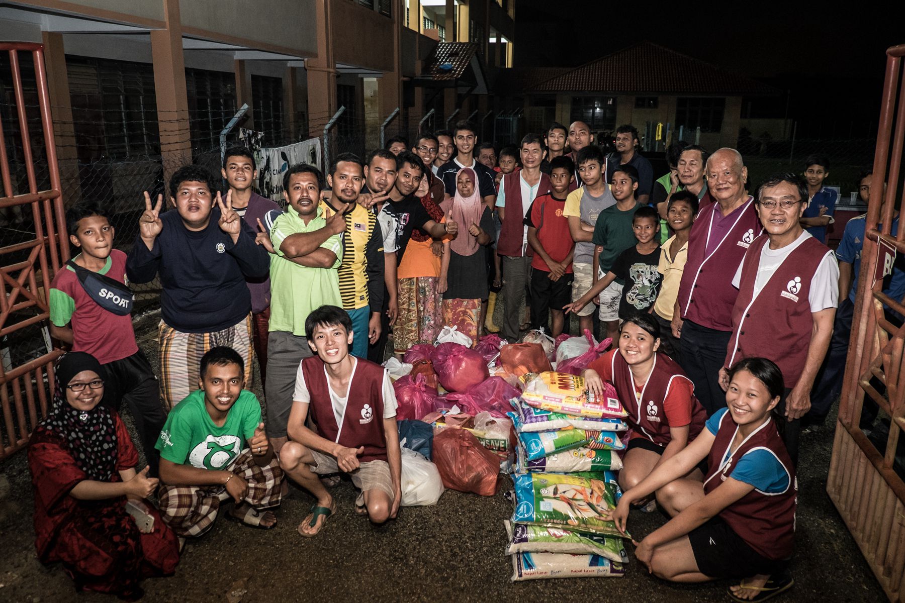 Yellow Bin disaster relief textile recycling campaign — recycle clothes donation Malaysia