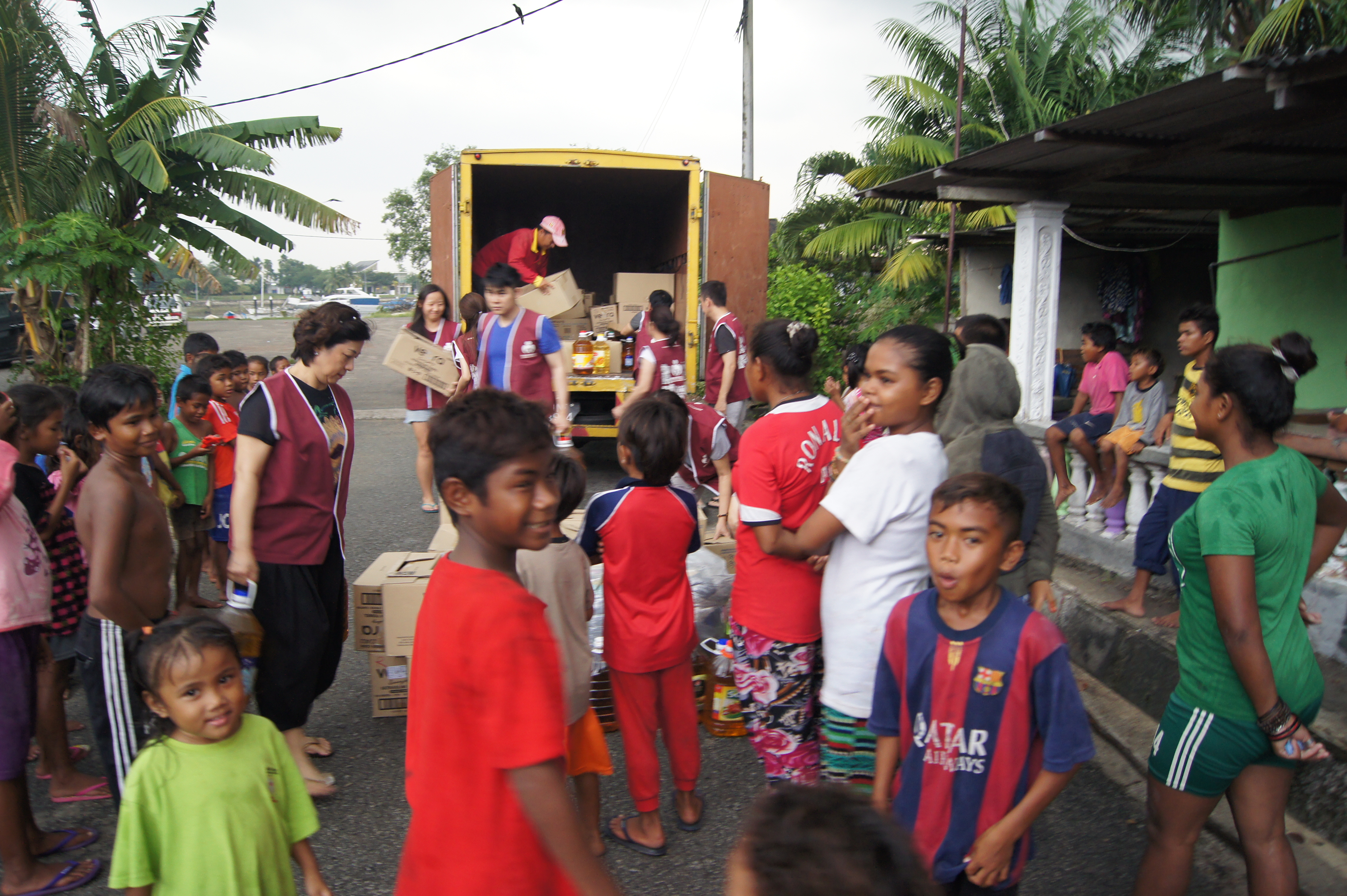 Yellow Bin disaster relief textile recycling campaign — recycle clothes donation Malaysia