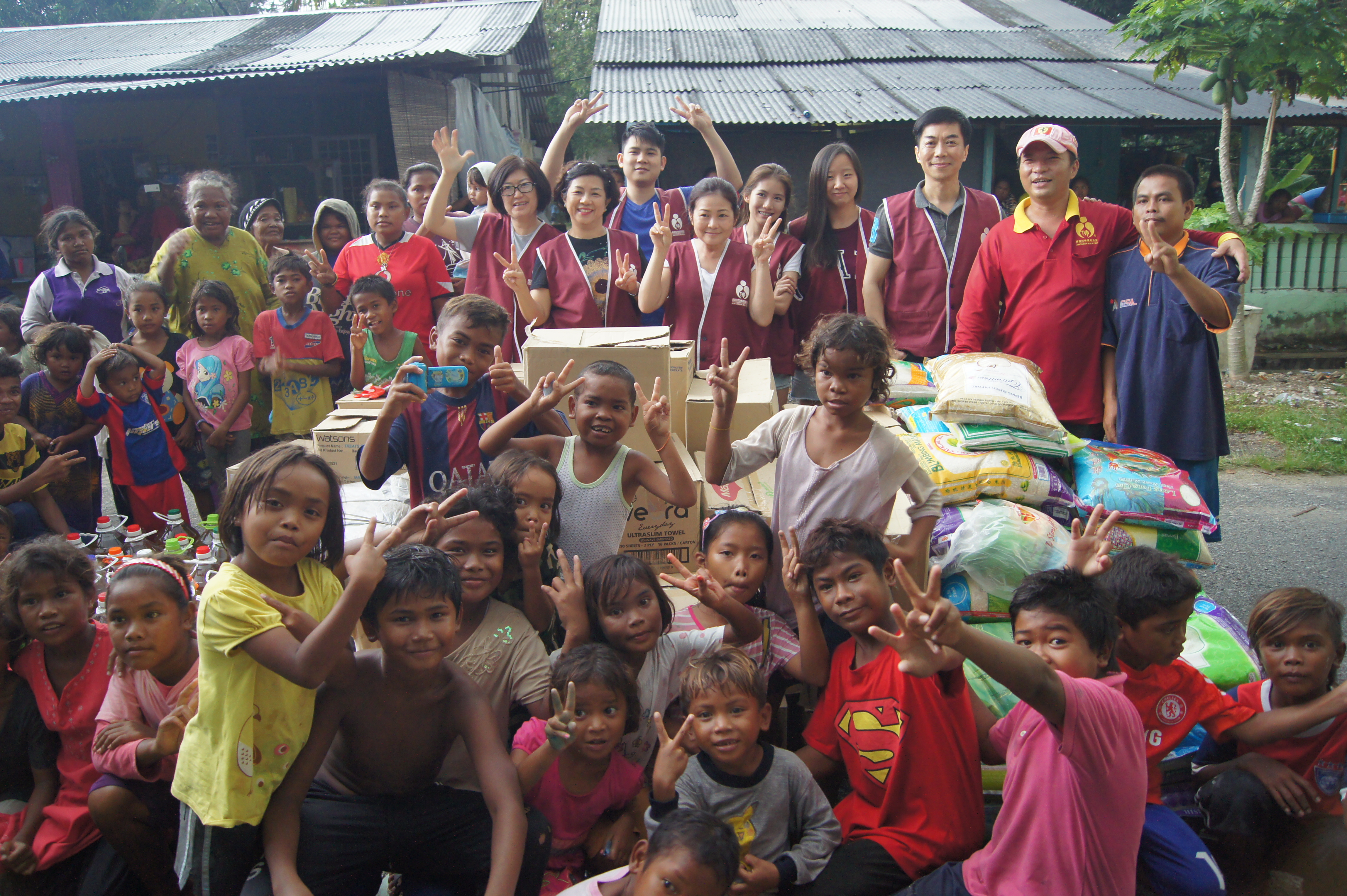 Yellow Bin disaster relief textile recycling campaign — recycle clothes donation Malaysia