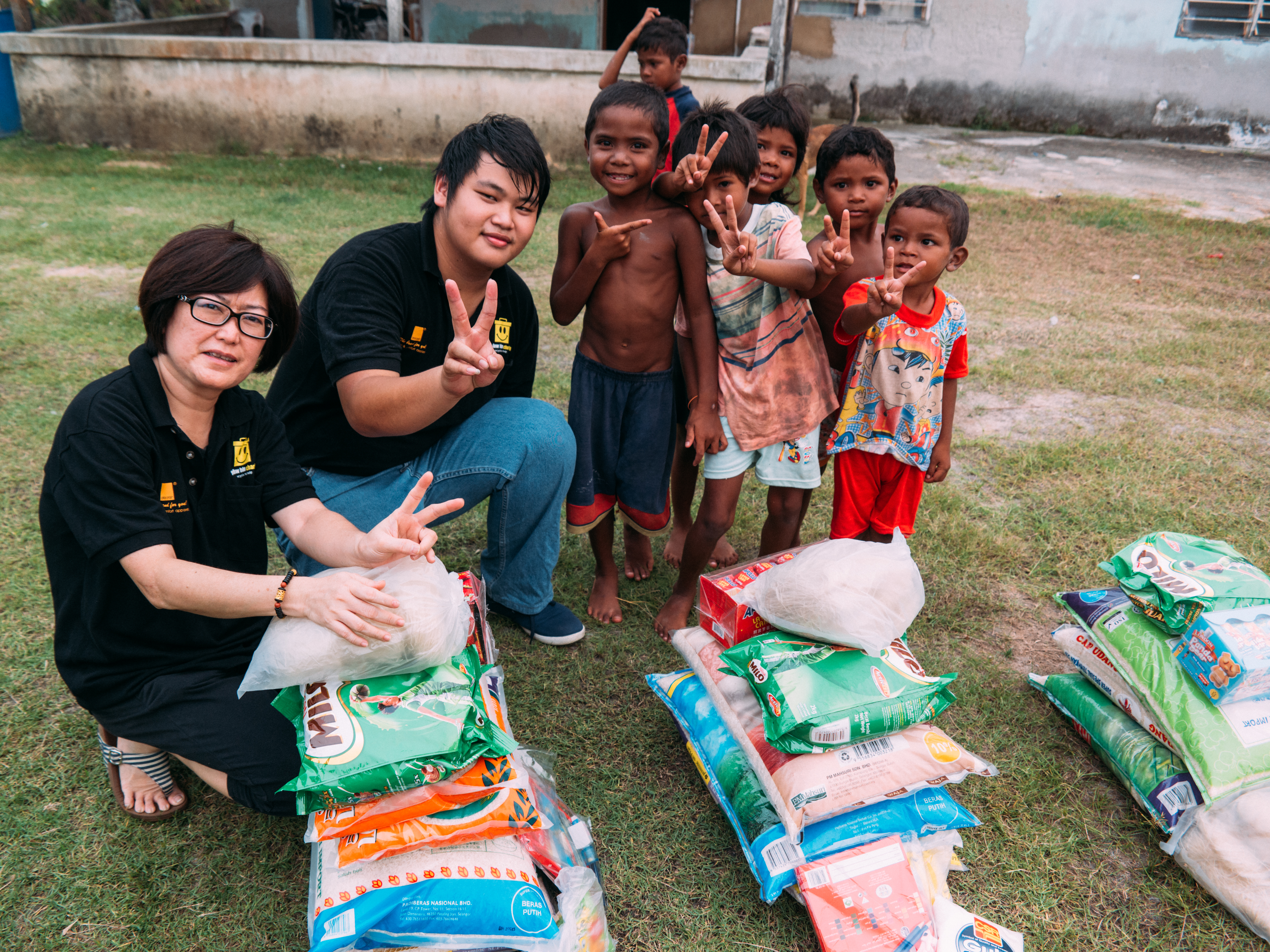 Yellow Bin disaster relief textile recycling campaign — recycle clothes donation Malaysia