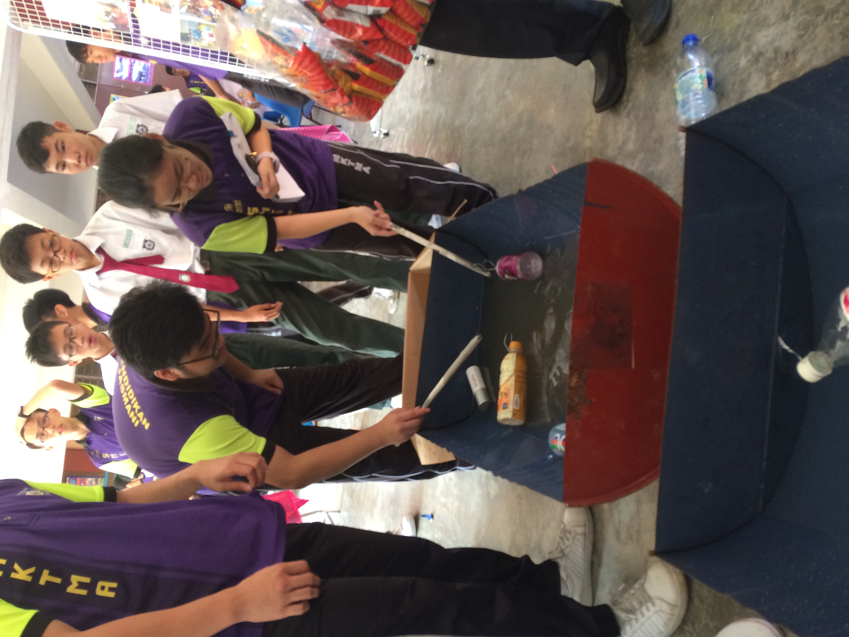 Yellow Bin textile recycling awareness event at SMK Mount Austin, Johor Bahru